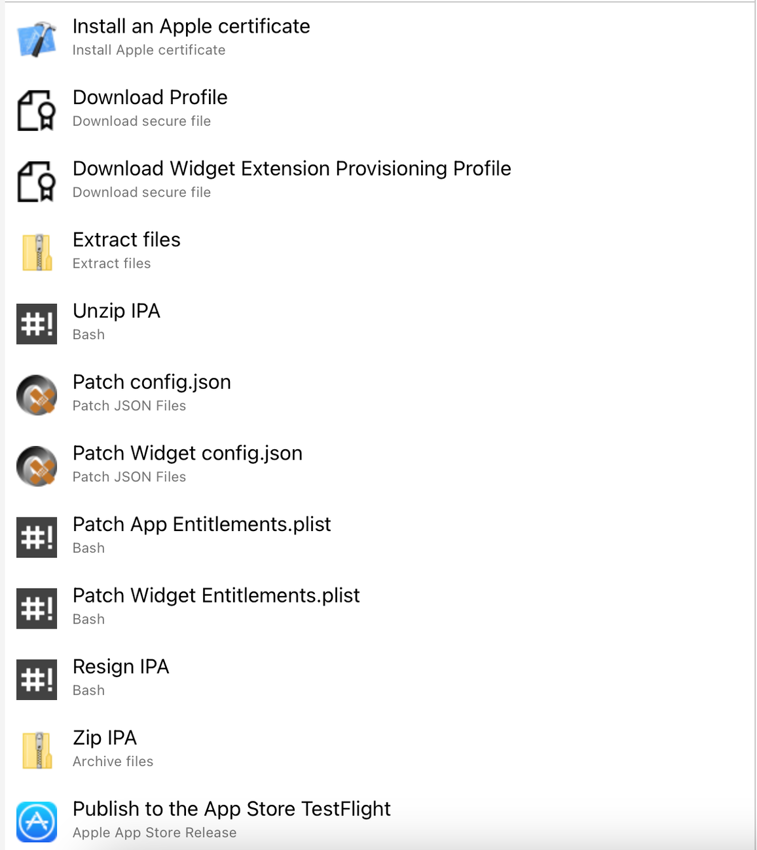 Pipeline Tasks